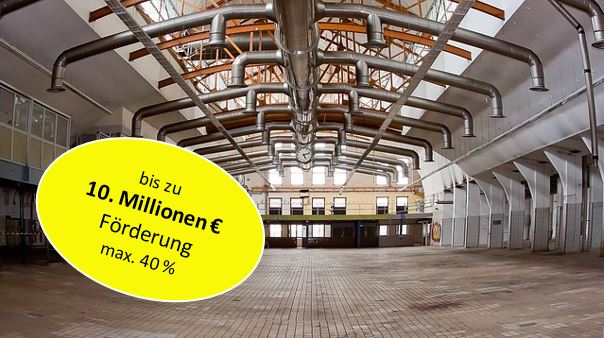 Lüftungsanlagen für Produktionsprozesse werden mit 40% gefördert
