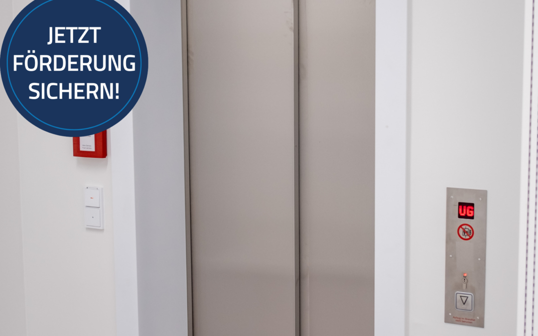 Mit Fördermitteln Energiekosten bei Aufzügen reduzieren!