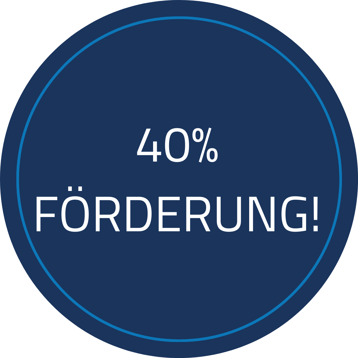 40% Förderung